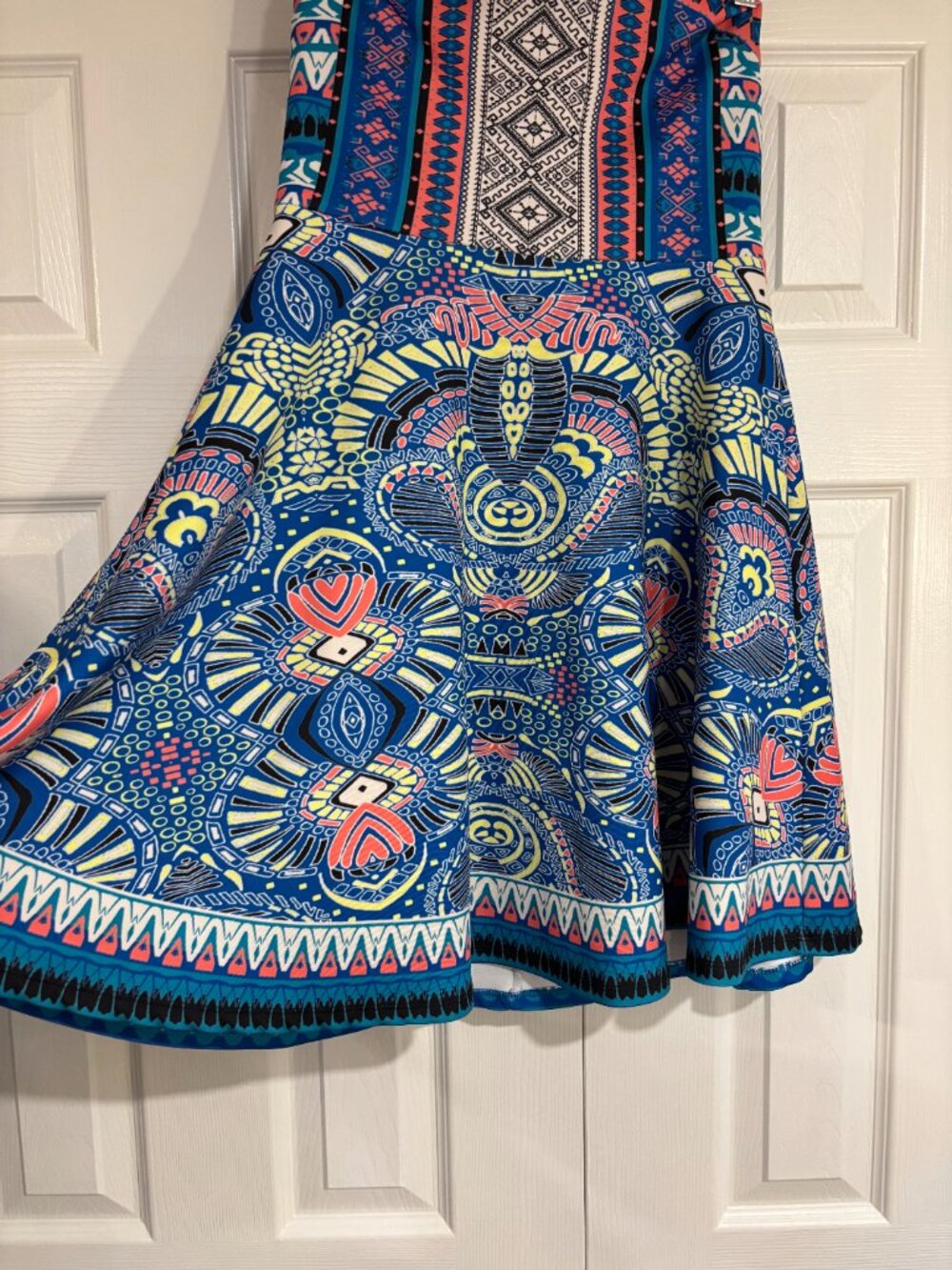 Flying Tomato Strapless Dress Fit & Flare Boho Women's Large - Picture 2 of 5